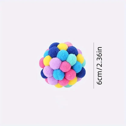 Cat Plush Elastic Ball Toy