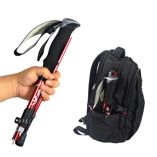 Outdoor Portable Fold Walking Hiking Stick