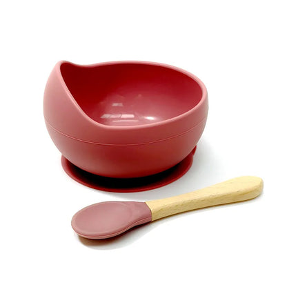 Baby Spill-proof Silicone Feeding Bowl