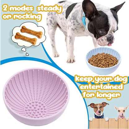 Pet Pad Silicone Stubborn Slow Food Bowl