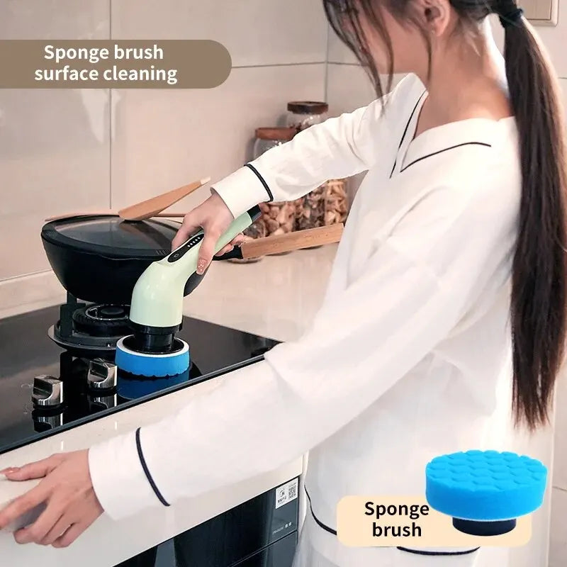 Powerful Wireless Electric Cleaning Brush