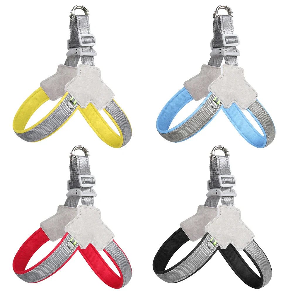 Dog Reflective Harness Vest Set