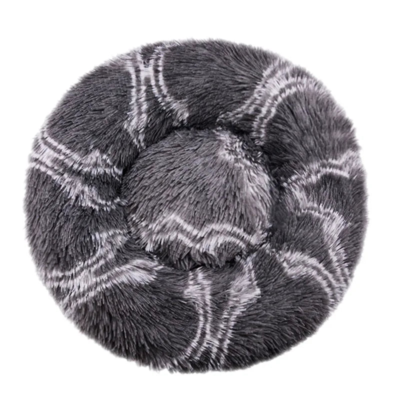 Dog Washable Winter Warm Round Bed