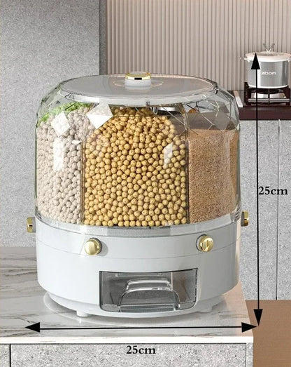 Kitchen 360 Degree Rotating Storage Box