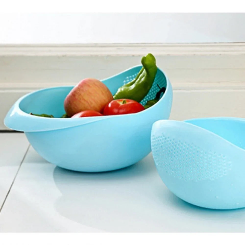 Rice Sieve Colander Washing Filter Basket