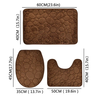 Bathroom Water-absorbig Non-slip Floor Mat