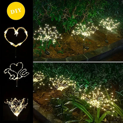 Outdoor Waterproof Solar Firework Light