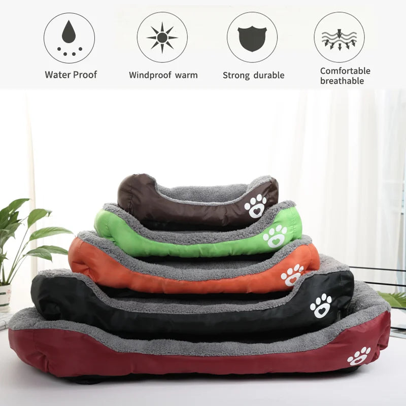 Pet  Plush Kennel Summer Washable Mat Bed