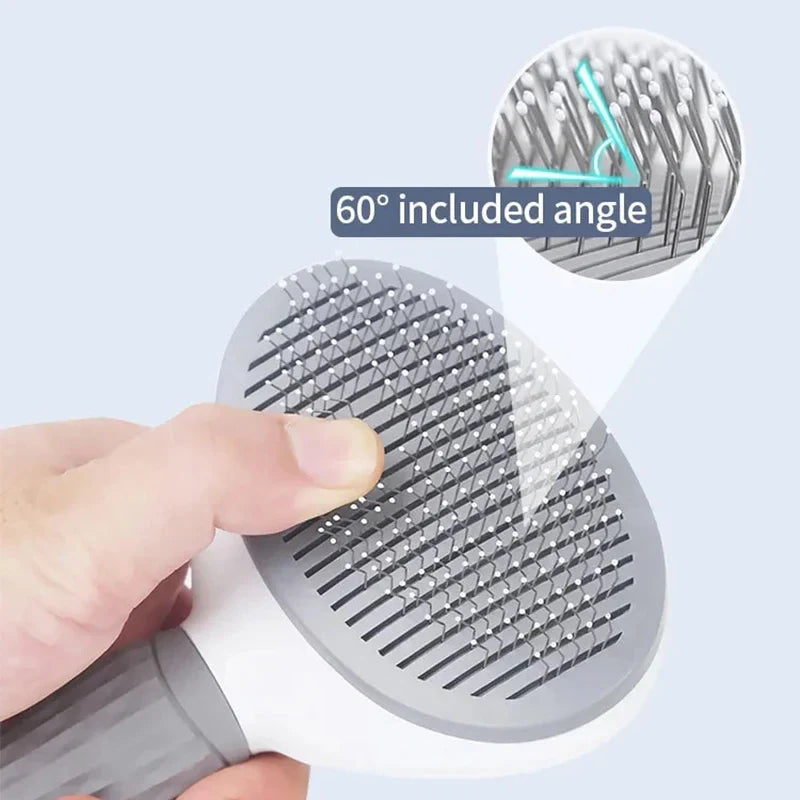 Cat Stainless Steel Hair Brush