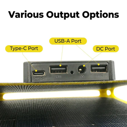 Camping Hiking Solar Charging USB Battery