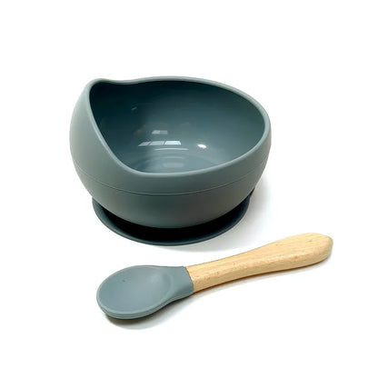 Baby Spill-proof Silicone Feeding Bowl