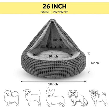 Bed Soft Plush Cozy Attached Blanket Bed