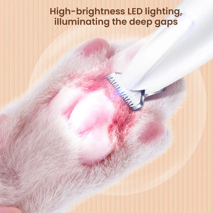 Pet  LED Light Rechargeable Paw Trimmer