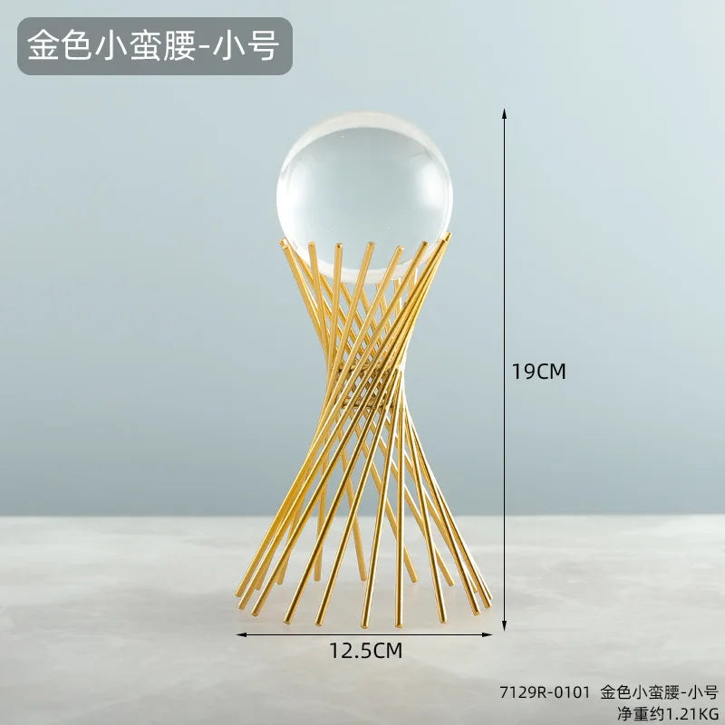 Nordic Light Luxury Crystal Ball Ornaments