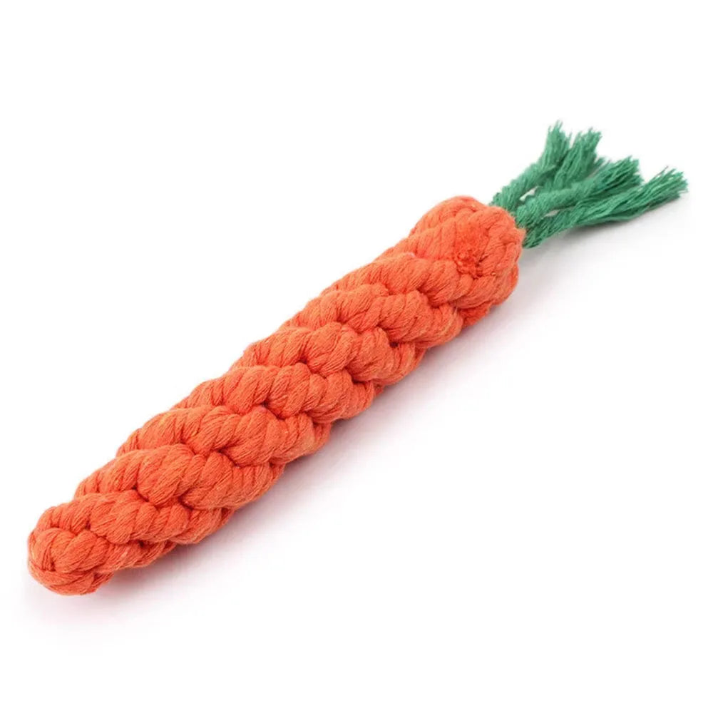 Dog Carrot Bite Rope Toy