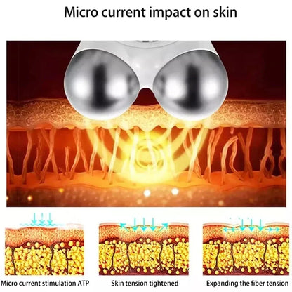 Anti Wrinkles Microcurrent Facial Massager Roller