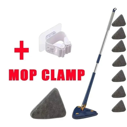 360° Spin Cleaning Rotatable Triangle Mop