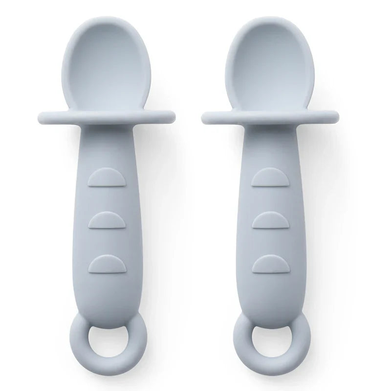 Baby Silicone Self Feeding Spoon