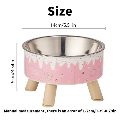 Pet Fashion Cartoon Colorful Feeding Water Bowl