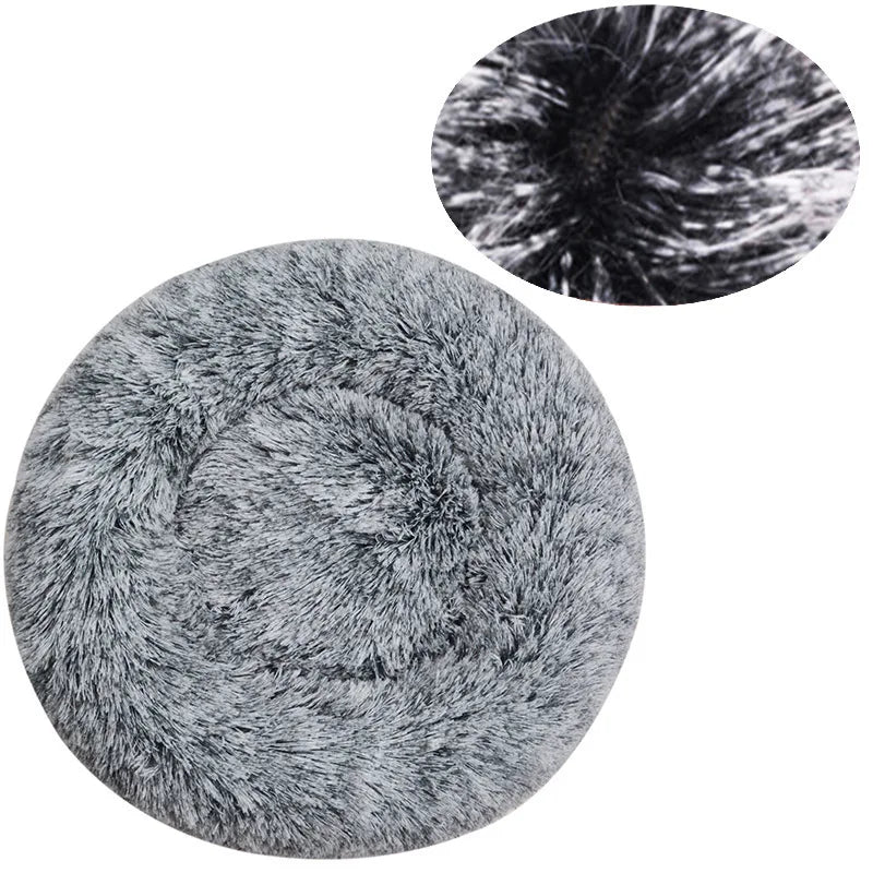 Dog Washable Winter Warm Round Bed