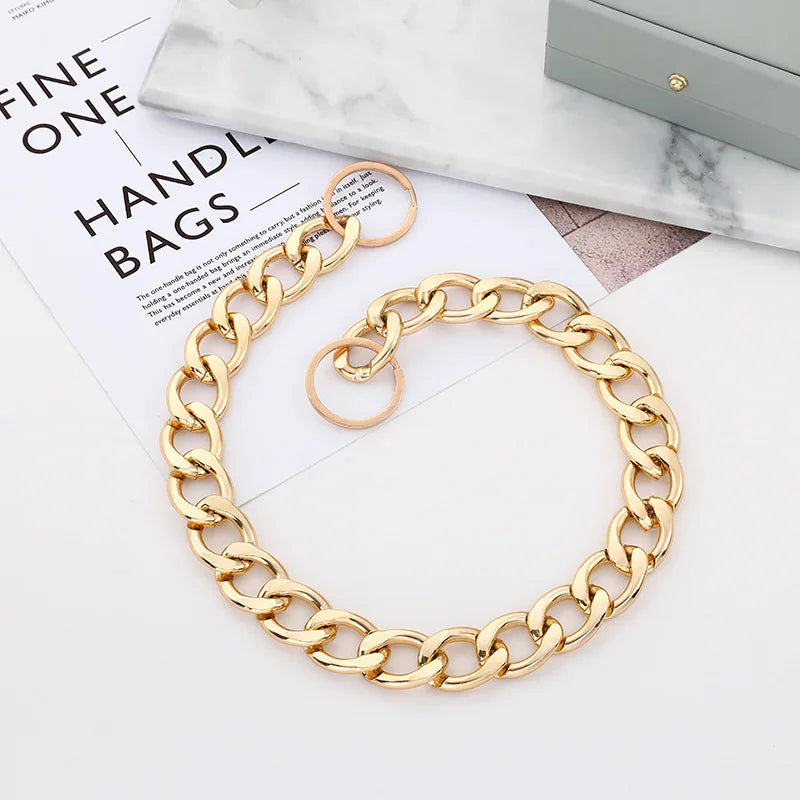 Dog Luxury Chain Metal Training Collar