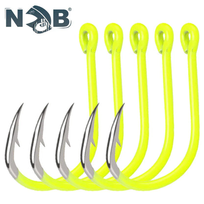 Sharp High-carbon Steel Fishhooks Barbed