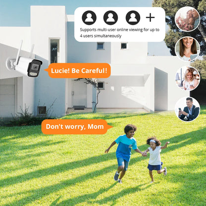 4K 8MP IP Outdoor Security Camera