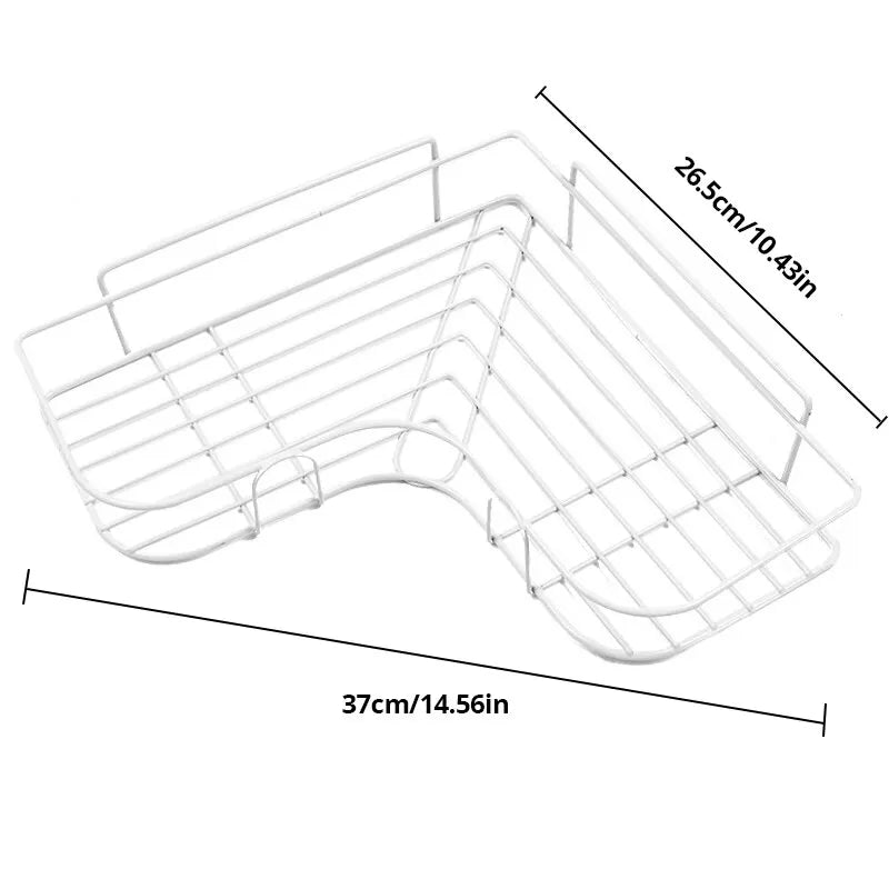 Wall Mounted Bathroom Storage Rack
