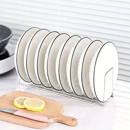 Kitchen Stainless Steel Bowl Dish Organizer