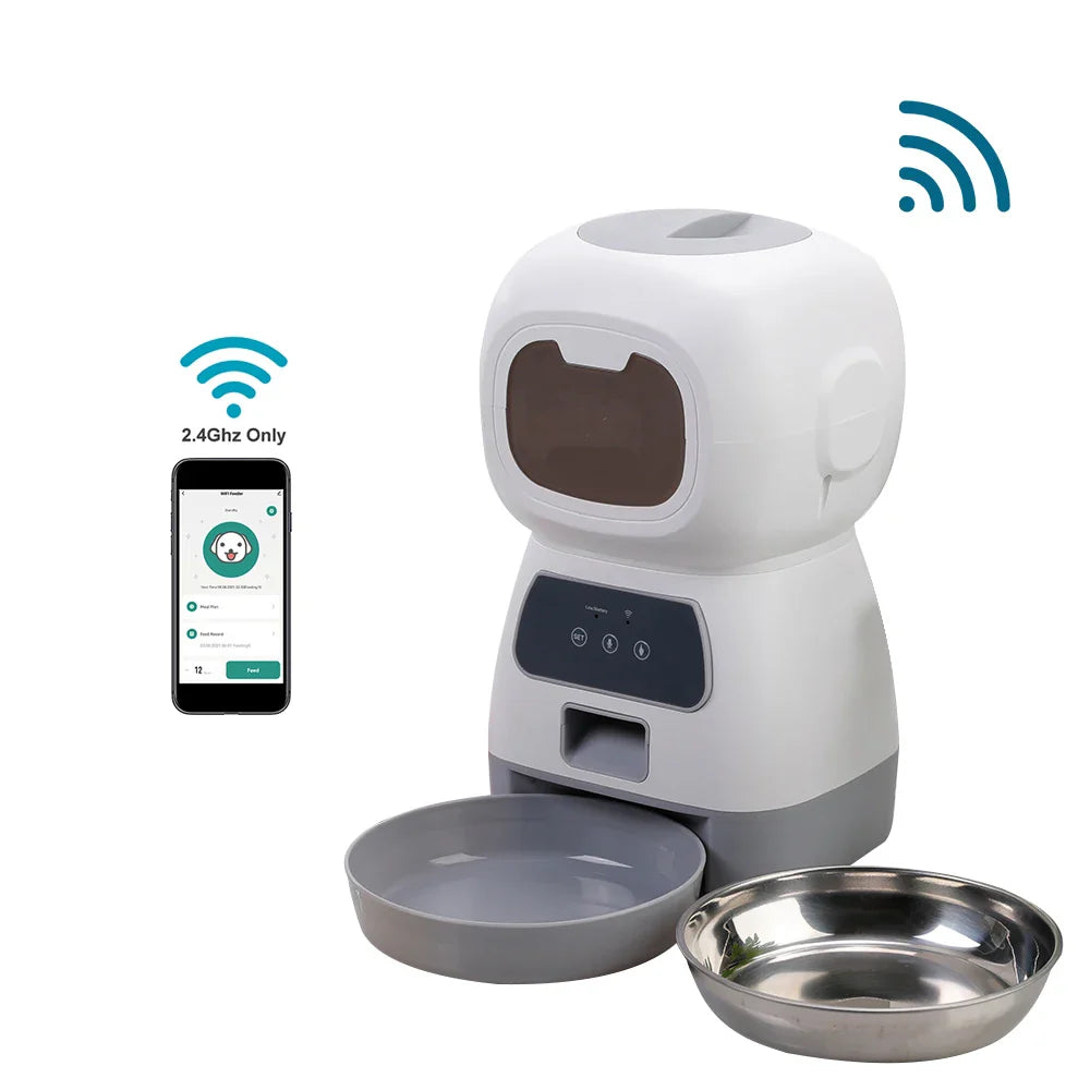 Pet 3.5L Large Capacity Automatic Timing Feeder