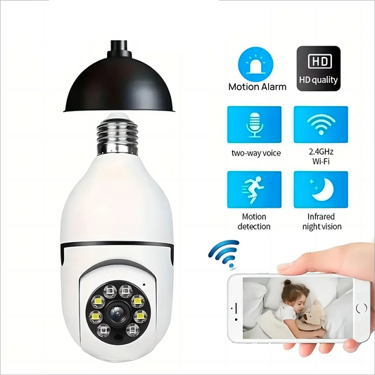 Smart Home Bulb Wifi Surveillance Camera