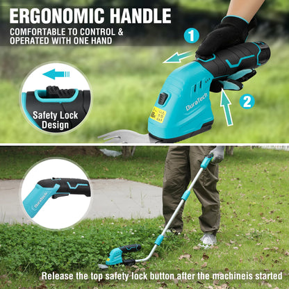 Garden 2-in-1 Cordless Grass Shear Tool