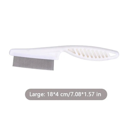 Dog Hair Removal Stainless Steel Flea Comb