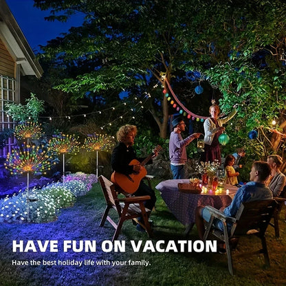 Outdoor Waterproof Solar Firework Light