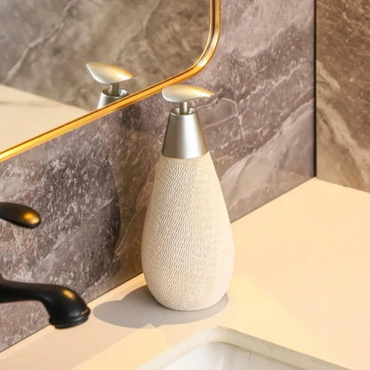 Retro Style Ceramic Push-Type Soap Dispenser