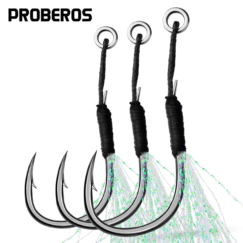 Metal Jig Tail Assist Fishing Hook