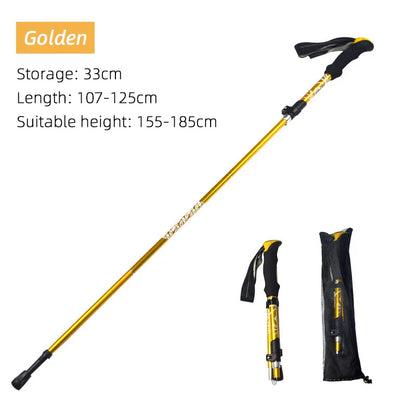 Outdoor Portable Fold Walking Hiking Stick