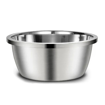 Dog Stainless Steel Round Water Bowl