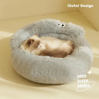 Cat Super Warm Sleeping Soft Plush Nest  Bed