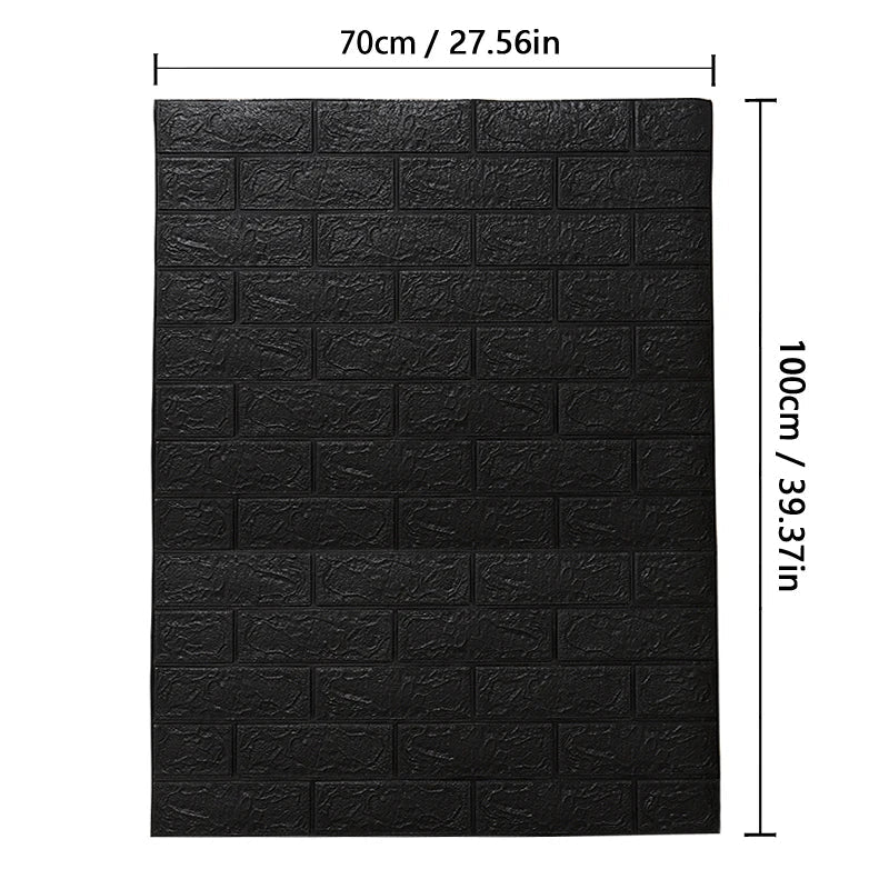 3D Brick Wallpaper Foam Wall Sticker