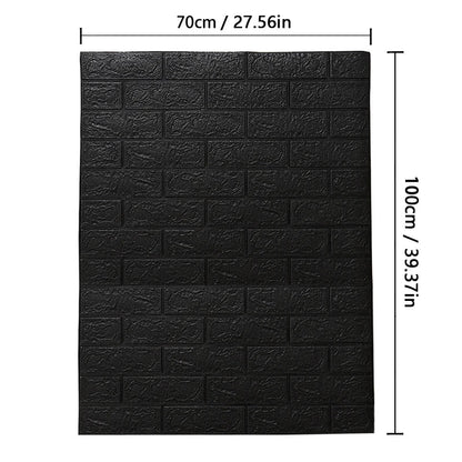 3D Brick Wallpaper Foam Wall Sticker