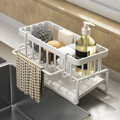 Kitchen Drainage Rag Storage Shelf