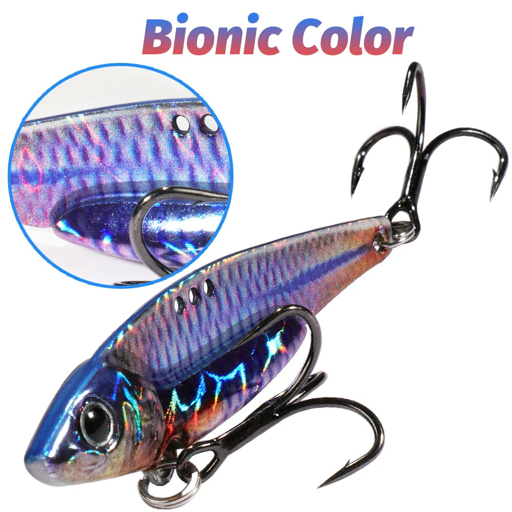 Metal Sinking Blade Treble Hook