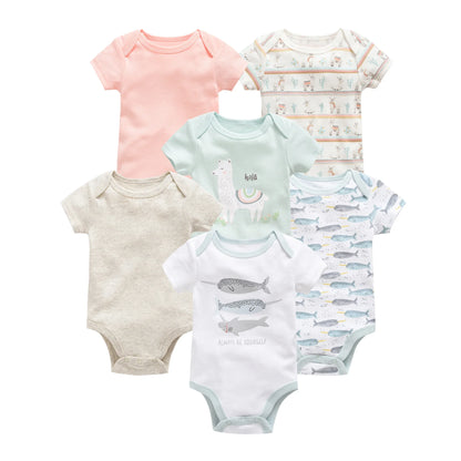 Baby Cotton Short Sleeve Bodysuit
