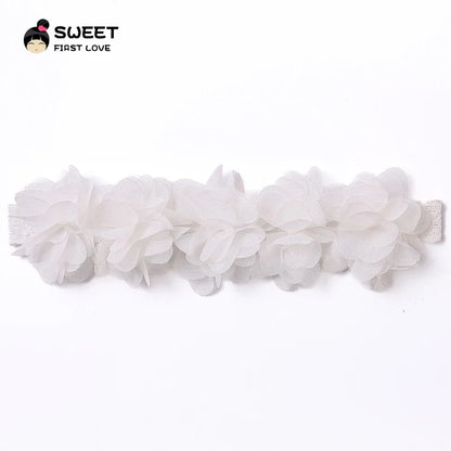 Baby Soft Elastic Cute Flower Hairband