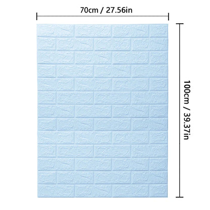 3D Brick Wallpaper Foam Wall Sticker