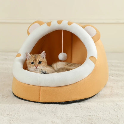 Cat Kitten Cave Cushion Warm Sleeping House
