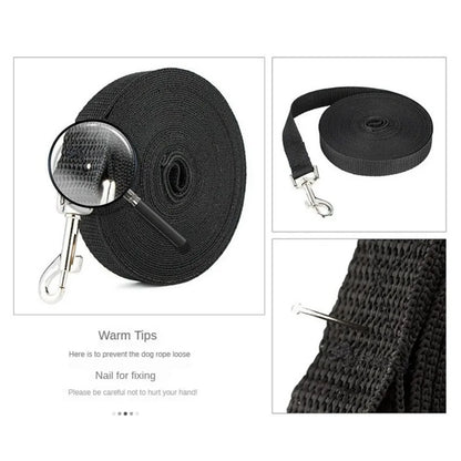 Dog Tracking Chain Nylon Leash