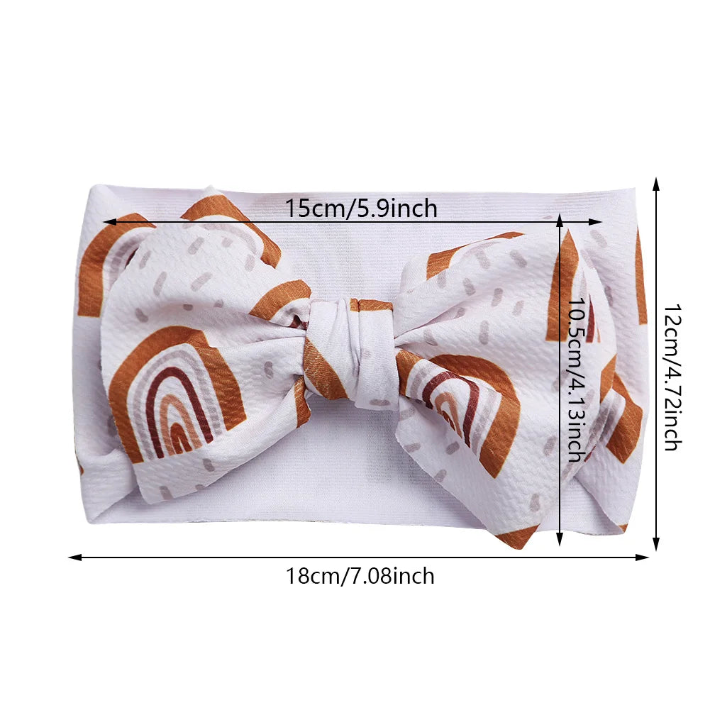 Baby Lepoard Flower Pirnt Bullet Headband