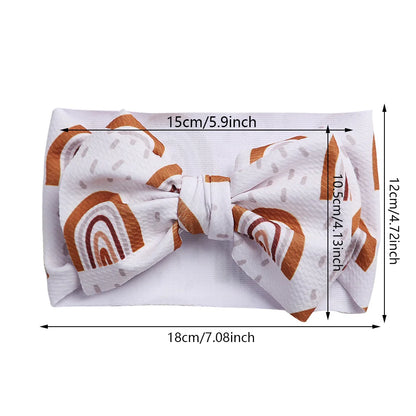 Baby Lepoard Flower Pirnt Bullet Headband